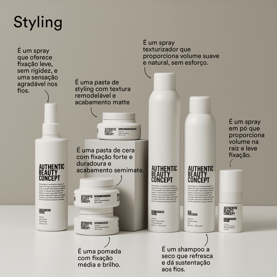 Spray de Fixa&ccedil;&atilde;o Leve Authentic Beauty Concept